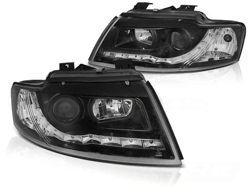 Faros Luz Diurna Audi A4 B6 Cabrio 02-06 Negro