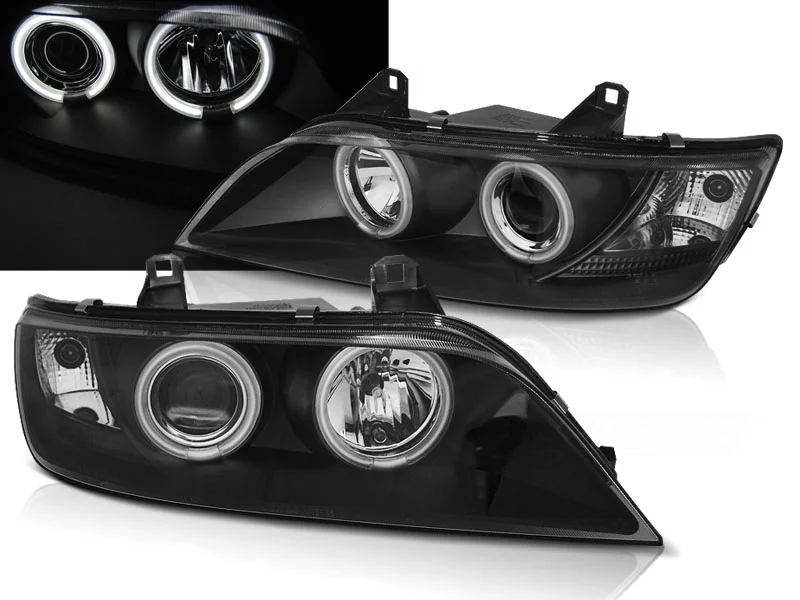Faros Delanteros Angel Eyes Bmw Z3 01.96-02 Angel Eyes Ccfl Negro