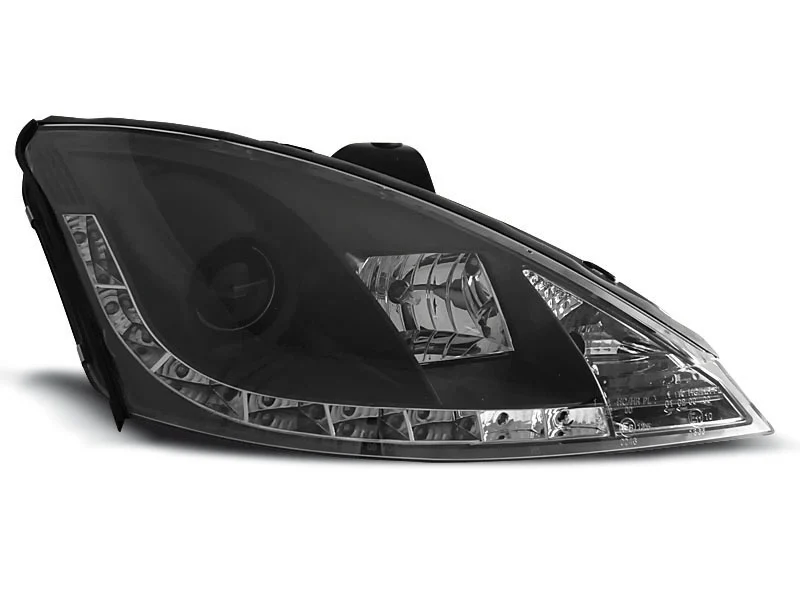 Ford Focus 11.01-10.04 Faros Delanteros Luz Diurna Fondo Negro