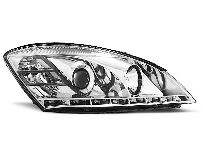 Kia Ceed 09.06-08.09 Faros Delanteros Luz Diurna Cromados