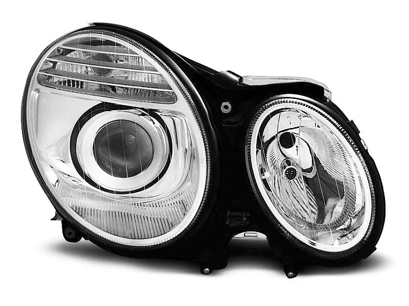 Faros Delanteros Mercedes W211 E-Klasa 03.02-04.06 H7/H7 Cromado