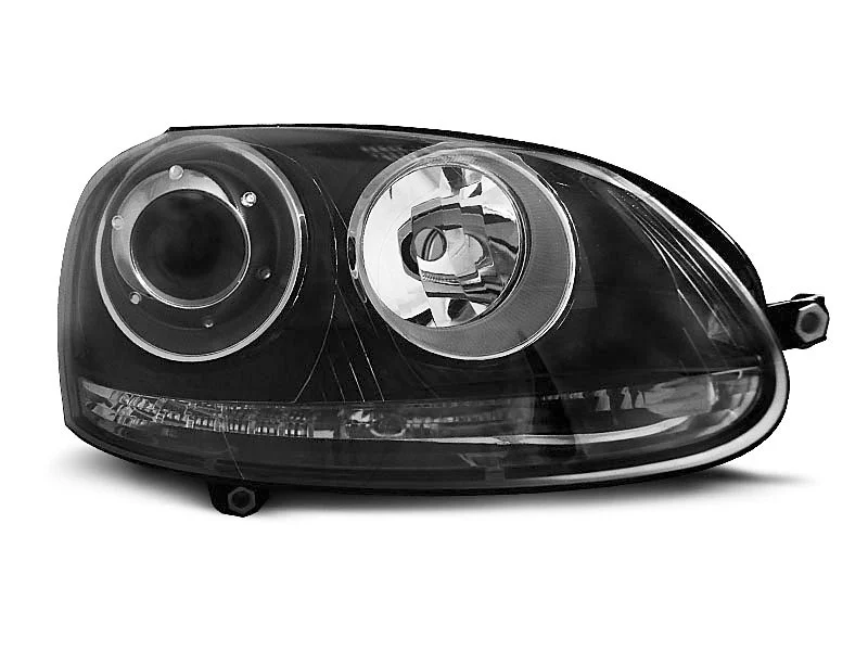 Faros Delanteros Vw Golf 5 10.03-09 R32 Negro