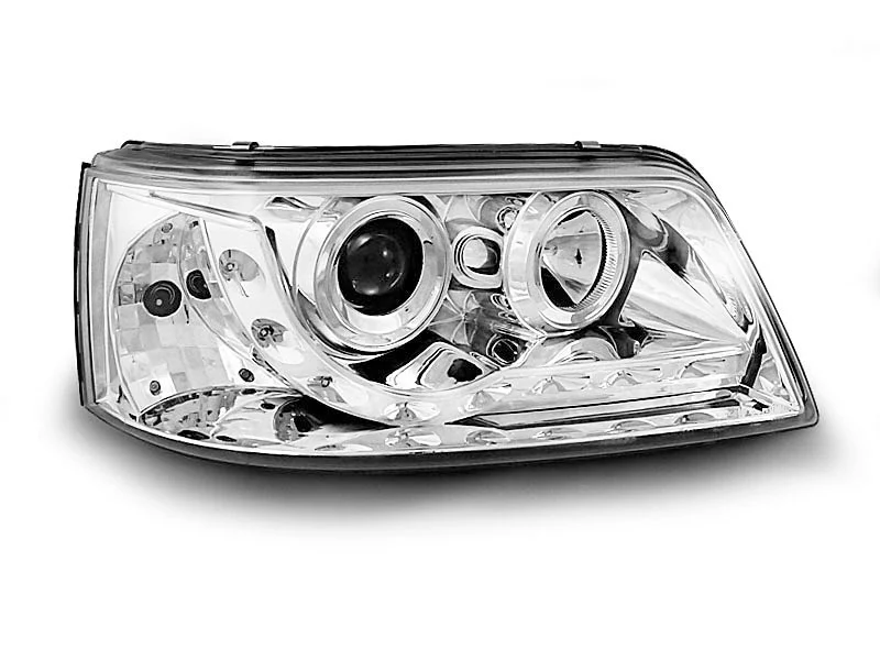 Vw T5 04.03-08.09 Faros Delanteros Luz Diurna Cromados