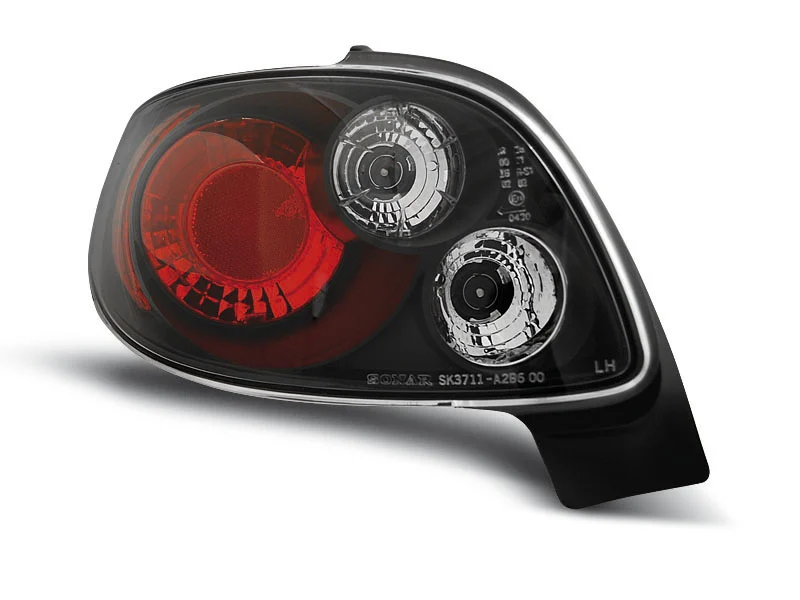 Pilotos Traseros Lexus Peugeot 206 Cc 10.98- Negro