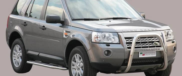 Defensa Delantera Acero Inox Land Rover Freelander 2 08>