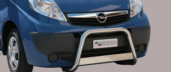 Defensa Delantera Acero Inox Opel Vivaro 08>