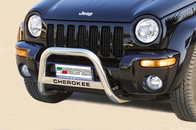 Defensa Delantera Acero Inox Jeep Cherokee 01/07