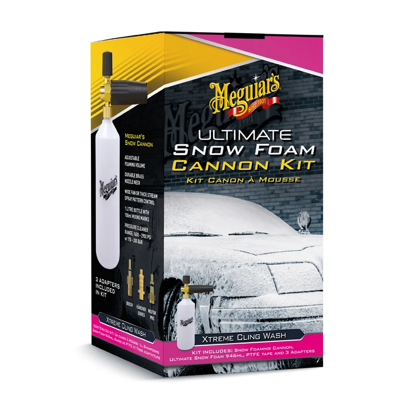 Kit De Cañones De Espuma De Nieve De Meguiars Ultimate