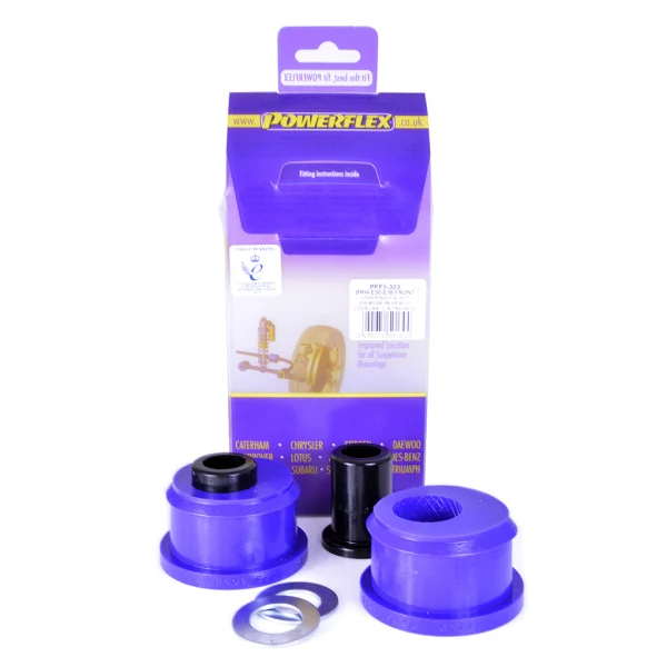 Powerflex Silentblock Front Lower Wishbone Rear Bush Caster Offset BMW E36 3 Series (1990 - 1998)