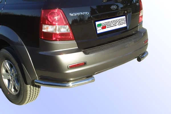 Defensa Trasera Acero Inox Diametro 63 Kia Sorento 02/06