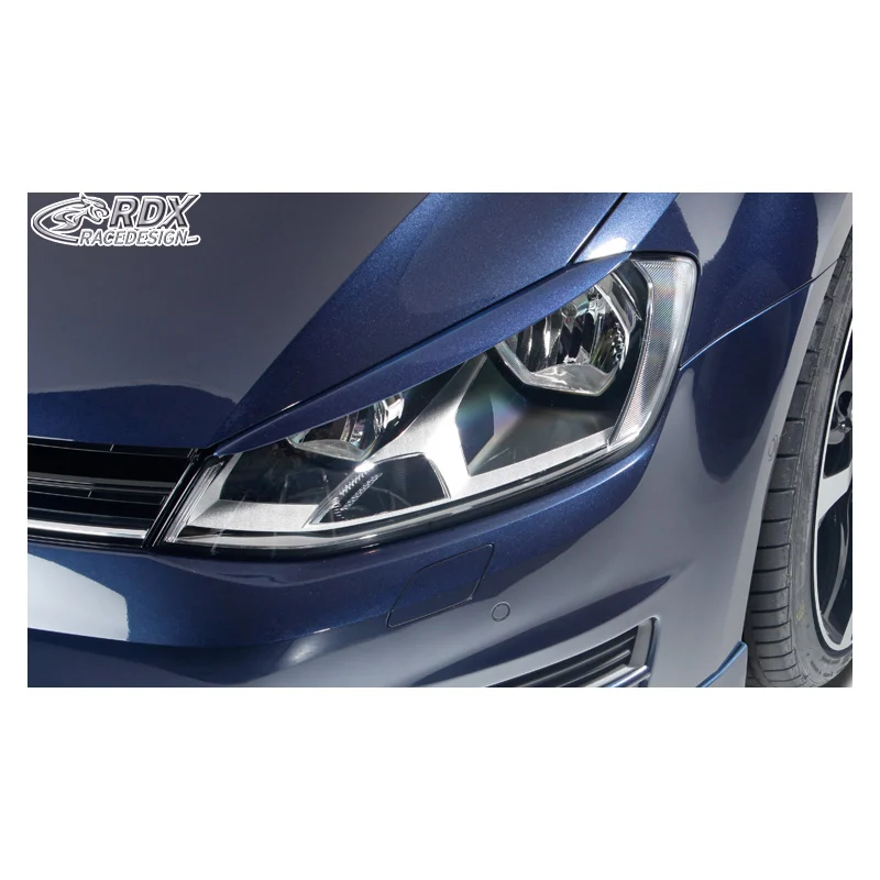 Pestañas Para Faros Volkswagen Golf Vii 2012-2017 (Abs)