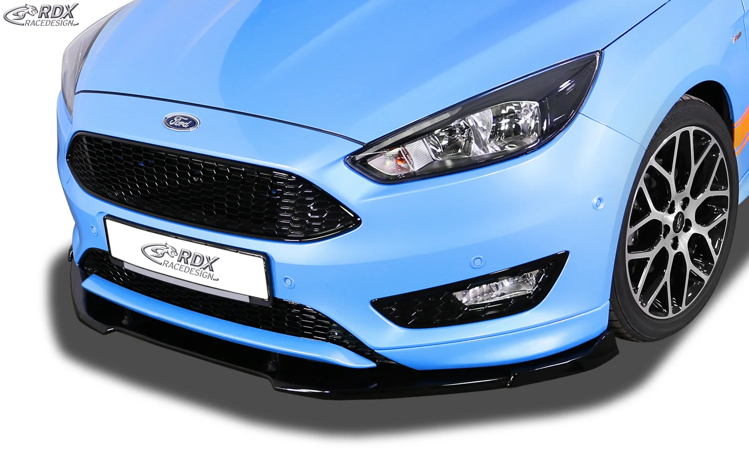 Spoiler delantero inferior RDX VARIO-X FORD Focus 3 ST-Line 2015+ Separador de labio frontal