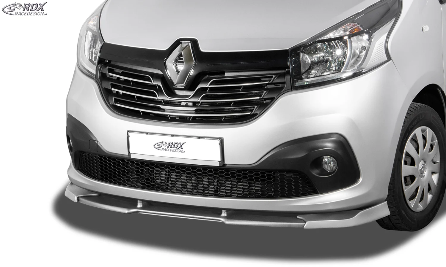 Spoiler delantero RDX VARIO-X RENAULT Trafic III (2014+) / NISSAN NV300 (2016+) / OPEL Vivaro B (2014+) Separador de labios dela