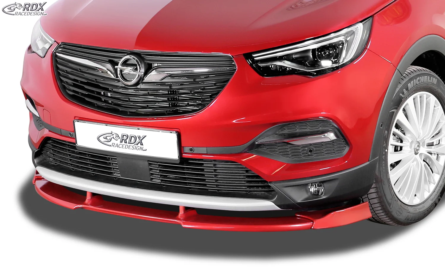 Spoiler frontal RDX VARIO-X OPEL Grandland X Separador de labio frontal