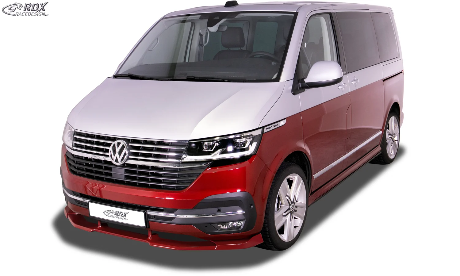 RDX Spoiler delantero VARIO-X for VW T6.1 (for painted and unpainted bumper) Front Lip Splitter Material:PUR