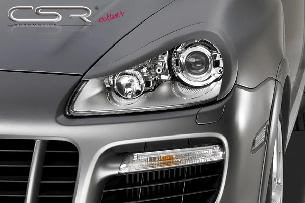 PESTAÑAS FAROS DELANTEROS ABS Porsche Cayenne I Todos modelos AÑO 2/2007-2010