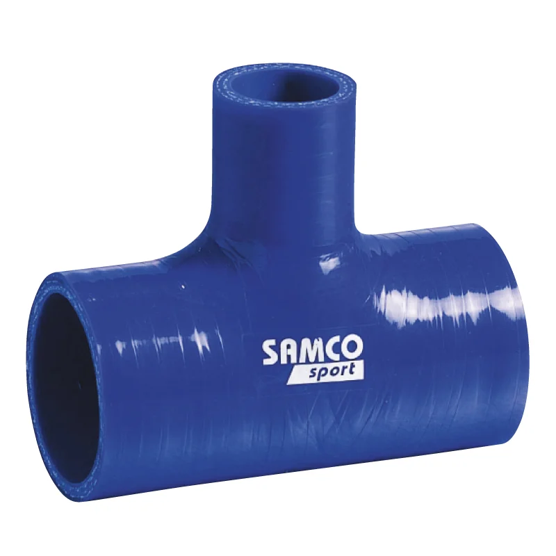 Samco Tuberia De Silicona Tipo-T 25mm - Largo:102mm - ø63mm - Azul