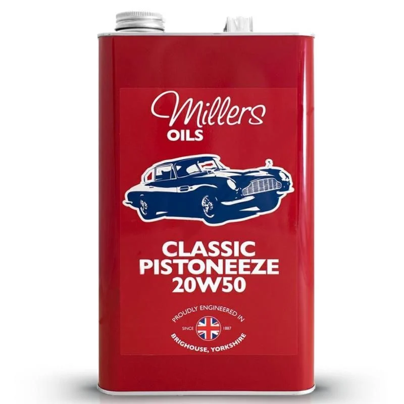 Aceite de motor MILLERS 20W50 API SJ ZDDP 5L