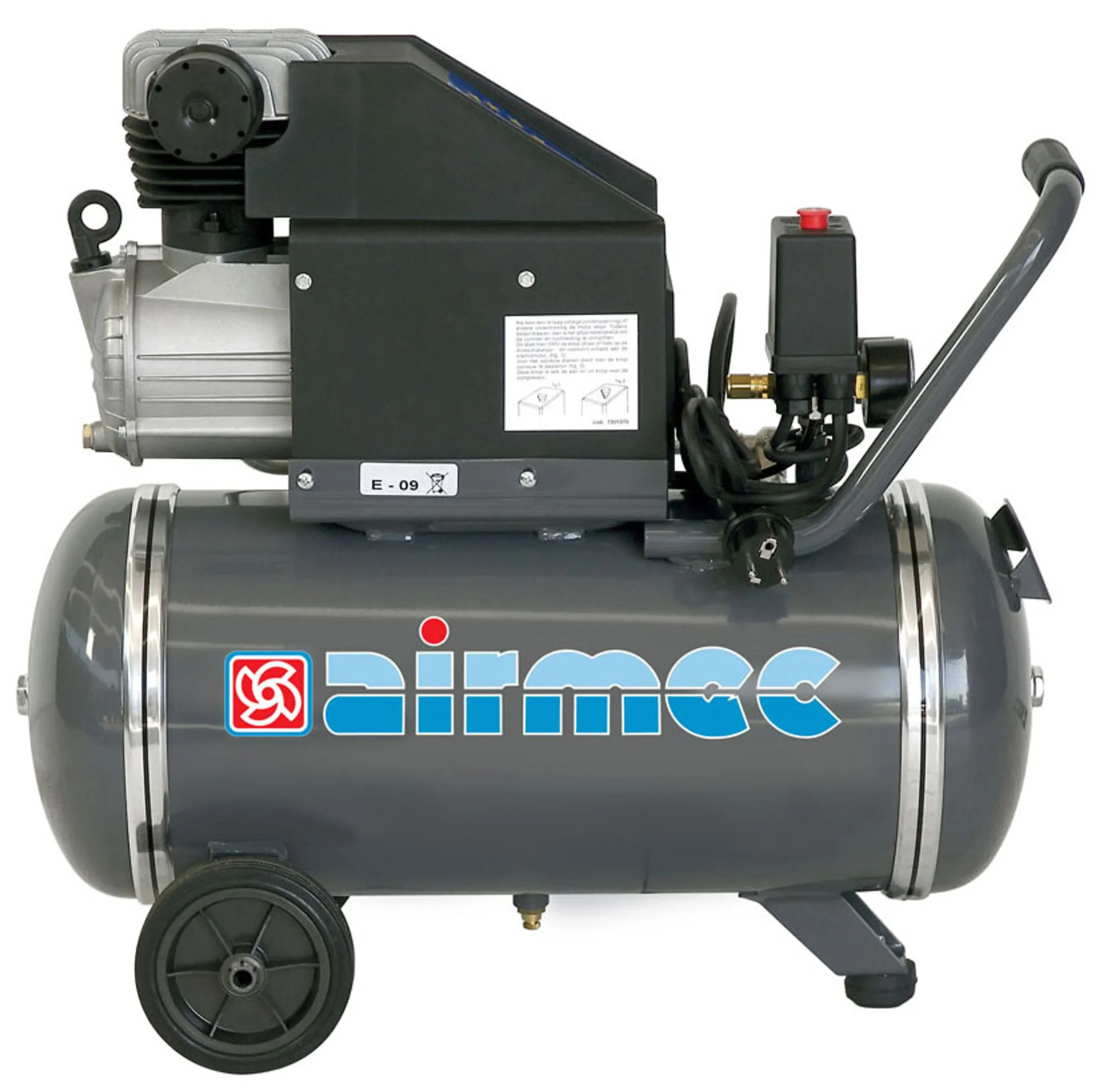 AIRMEC C25 Mobile Compresor alternativo lubricado por aceite 190 ltr/min - 1,65 CV