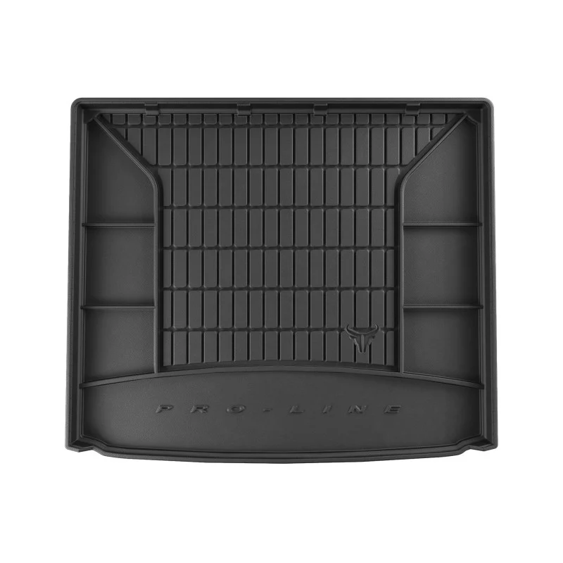 Alfombra maletero premium para Ford Focus IV Familiar-Posición bandeja maletero alta, sin orejas y con rueda galleta(2018-…)