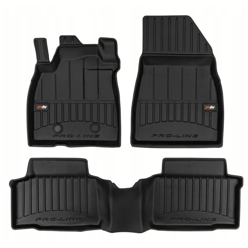 Alfombrillas 3D goma para Dacia Duster III (2024-), no válido para modelo 4x4 ni Myld Hybrid