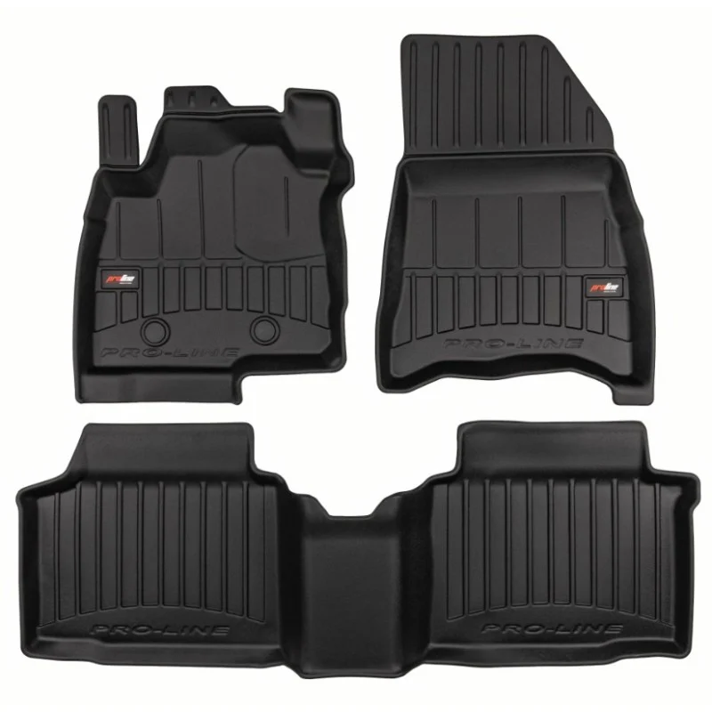 Alfombrillas 3D goma para Dacia Duster III (2025-) mild hybrid 48V