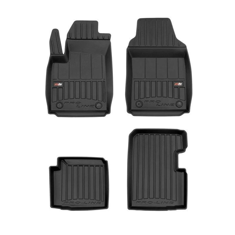 Alfombrillas cubeta goma 3D Fiat 500 (desde 2020)