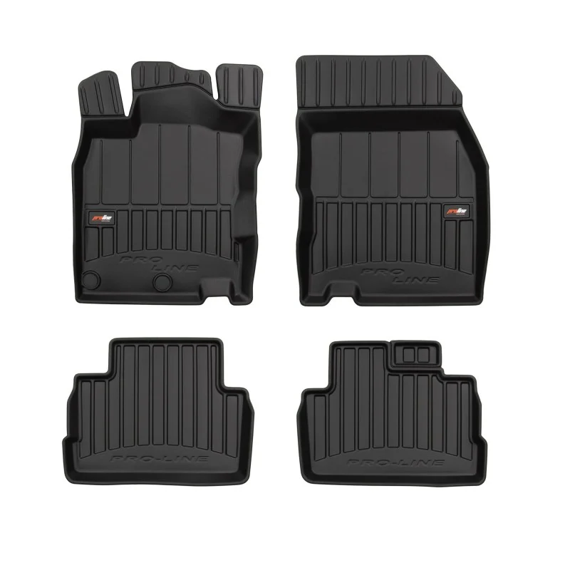 Alfombrillas cubeta goma 3D Nissan Qashqai II (2013-2021)