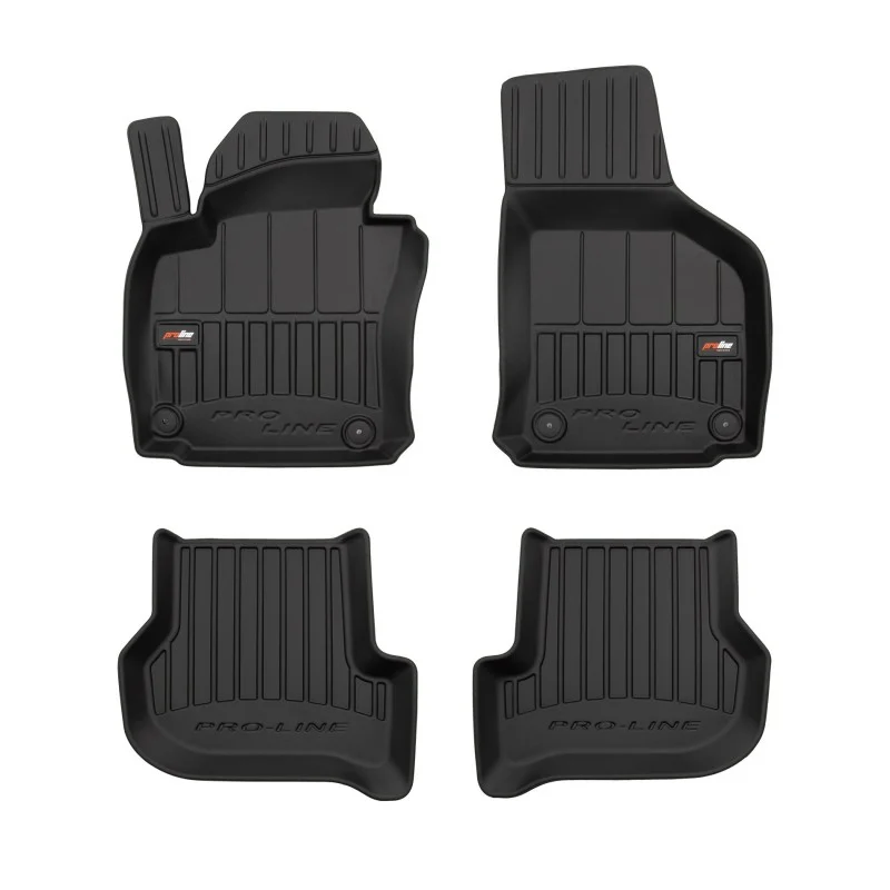 Alfombrillas cubeta goma 3D Skoda Octavia II (2004-2013)