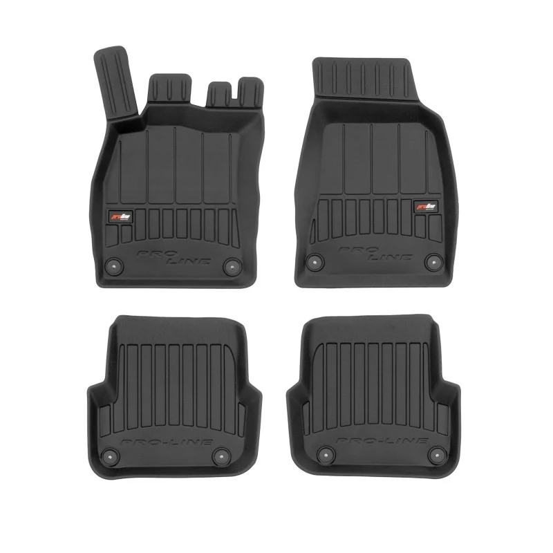 Alfombrillas cubeta goma Audi A6 C6 (2008-2011)