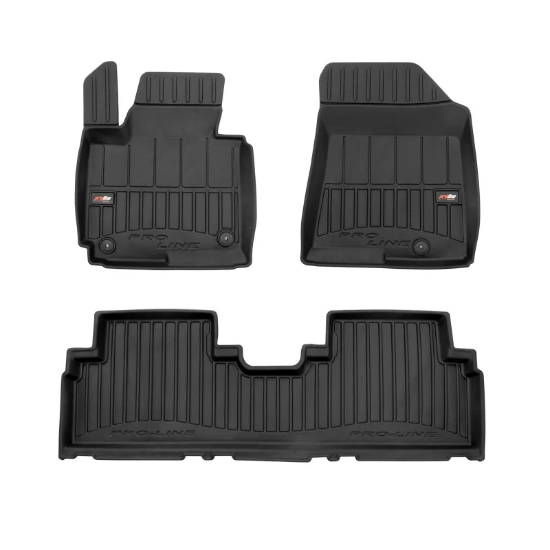 Alfombrillas cubeta goma Kia Carens IV (2013-2019)
