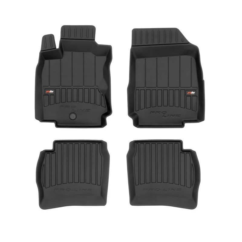 Alfombrillas cubeta goma Nissan Note I (2006-2012)