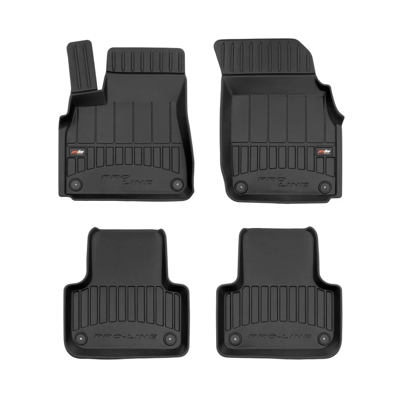 Alfombrillas de cubeta 3D en goma para Audi Q7 II (desde 2015)