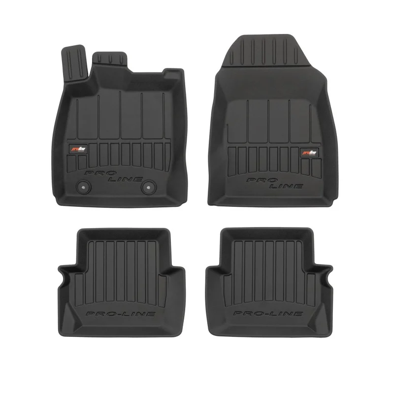 Alfombrillas de cubeta 3D en goma para Ford Fiesta VI (2008-2017)