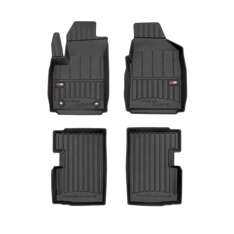 Alfombrillas de cubeta 3D en goma para Ford Ka II (2008-2016)