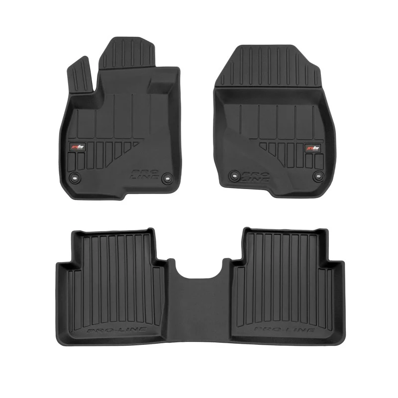 Alfombrillas de cubeta 3D en goma para Honda CR-V V (desde 2018)