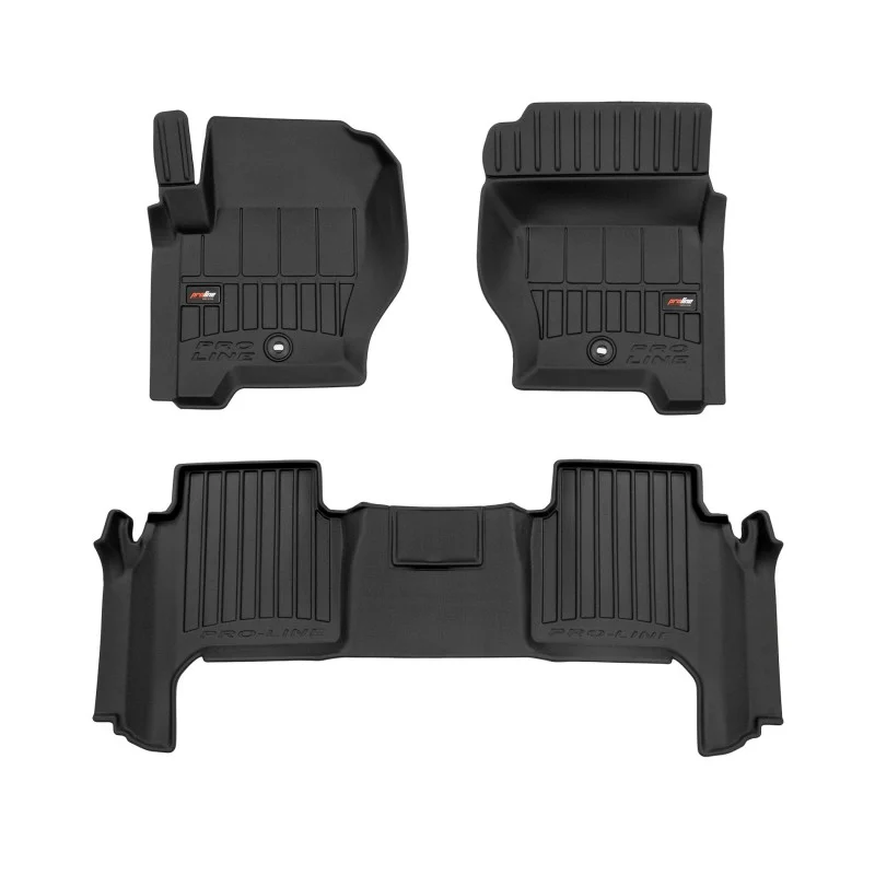 Alfombrillas de cubeta 3D en goma para Land Rover Range Rover Sport I (2005-2013)
