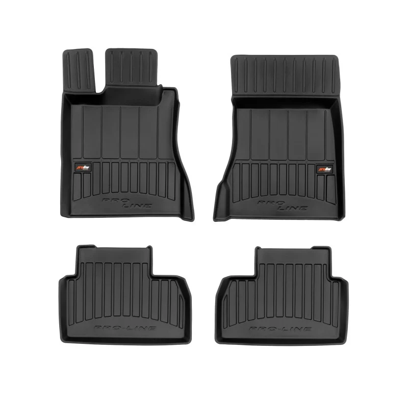 Alfombrillas de cubeta 3D en goma para Mercedes-Benz S-Class W220 (1998-2005)