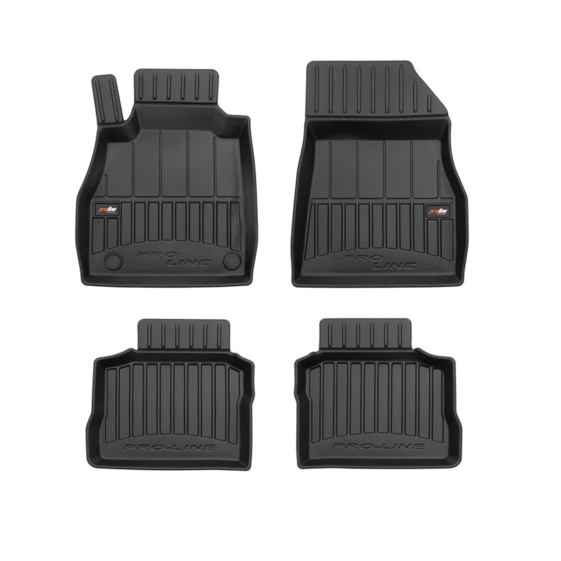 Alfombrillas de cubeta 3D en goma para Nissan Micra K14 (desde 2016)