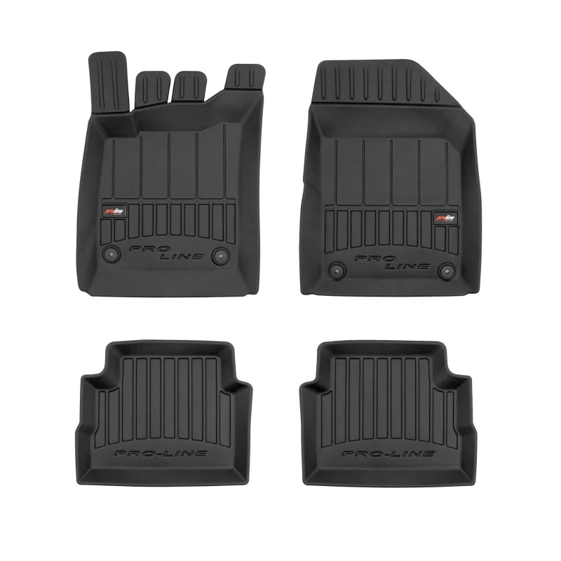 Alfombrillas de cubeta 3D en goma para Opel Vectra C berlina (2002-2008)