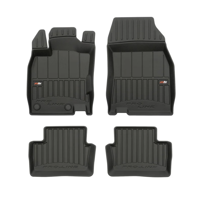 Alfombrillas de cubeta 3D en goma para Renault Kadjar (2015-2022)
