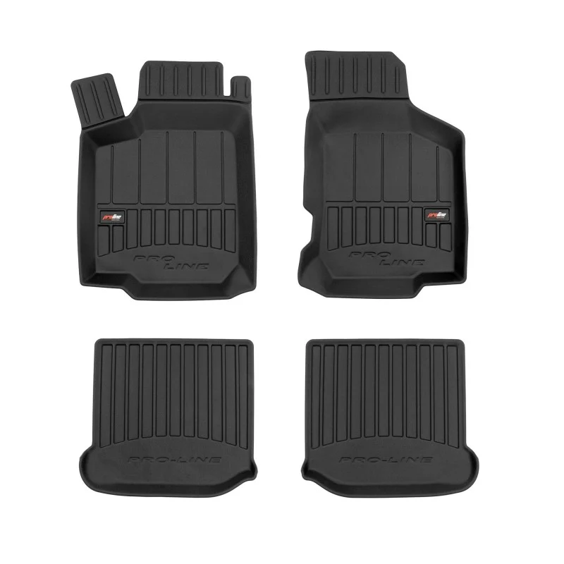 Alfombrillas de cubeta 3D en goma para Skoda Octavia I (1996-2010)