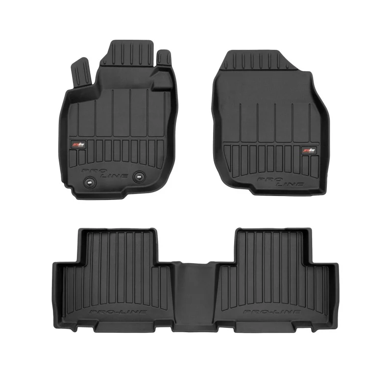 Alfombrillas de cubeta 3D en goma para Toyota RAV4 III (2005-2012)