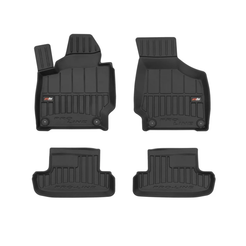 Alfombrillas de goma cubeta Audi TT II (2006-2014)
