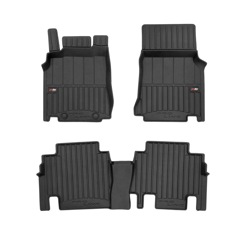Alfombrillas de goma cubeta Mercedes-Benz Vaneo W414 (2002-2015)