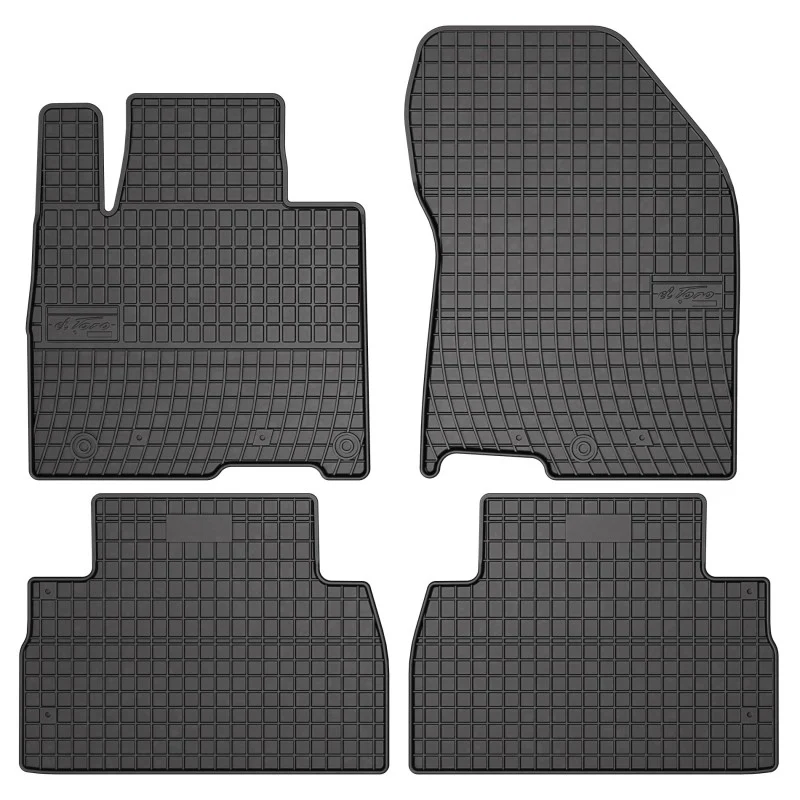 Alfombrillas de goma para Hyundai Santa Fe IV (No válido para modelos PHEV) (2018-...)