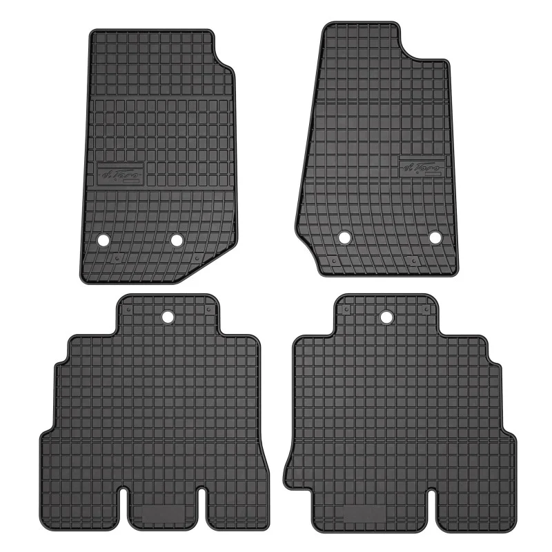 Alfombrillas de goma para Jeep Wrangler 3 puertas (2017-...)