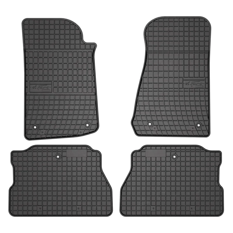 Alfombrillas de goma para Jeep Wrangler 5 puertas (2017-...)