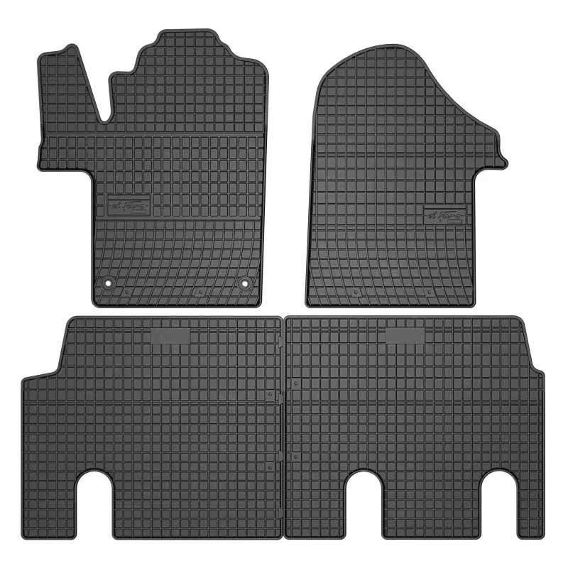 Alfombrillas de goma para Mercedes Vito III 5/6 plazas (2014-...)