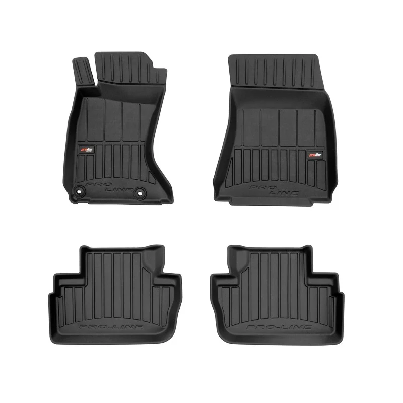 Alfombrillas goma 3D premium Lexus IS II Sedan (2015-2013) AWD 4x4